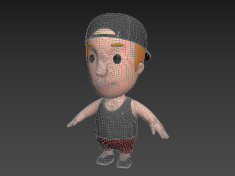 Little People 008 3D Model