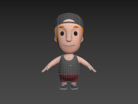 Little People 008 3D Model