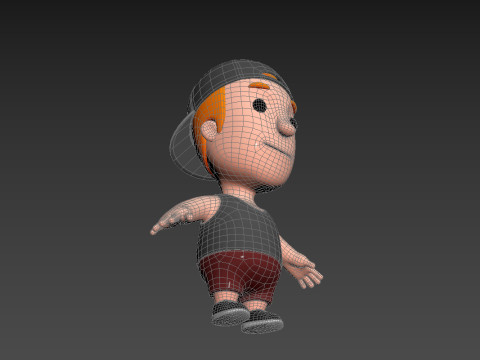 Little People 008 3D Model