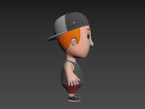 Little People 008 3D Model