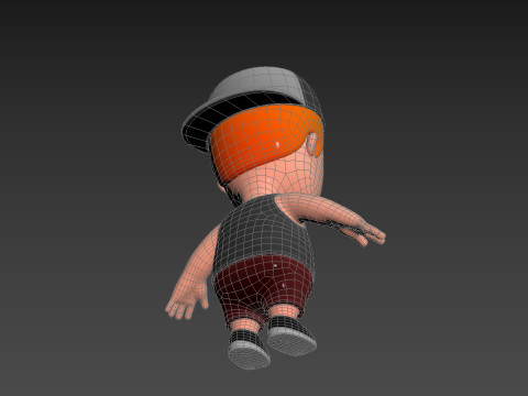 Little People 008 3D Model