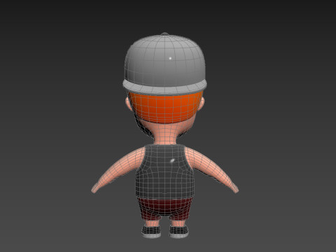 Little People 008 3D Model