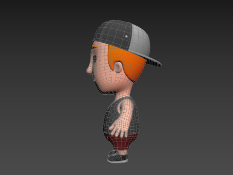 Little People 008 3D Model