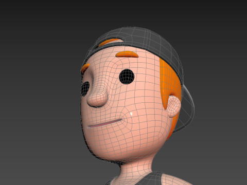 Little People 008 3D Model