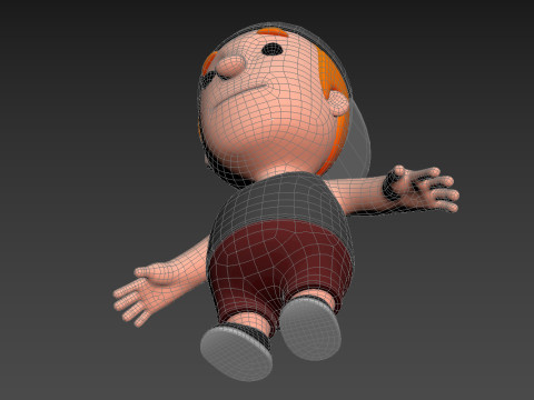 Little People 008 3D Model