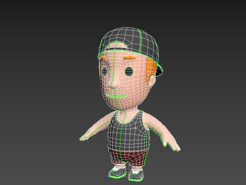 Little People 008 3D Model