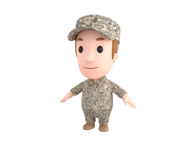 Little People 009 Modello 3D .c4d .max .obj .3ds .fbx .stl .blend