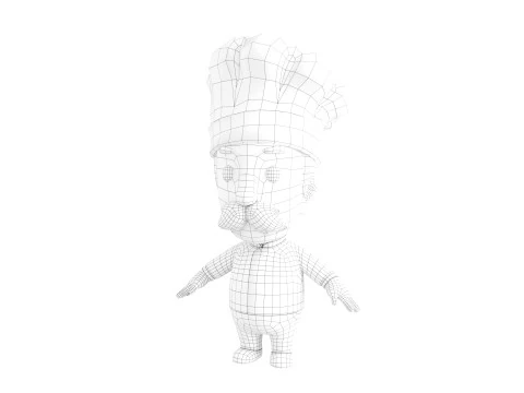 Little People 010 3D Model