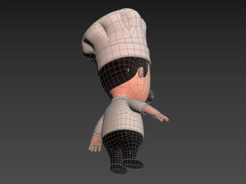 Little People 010 3D Model