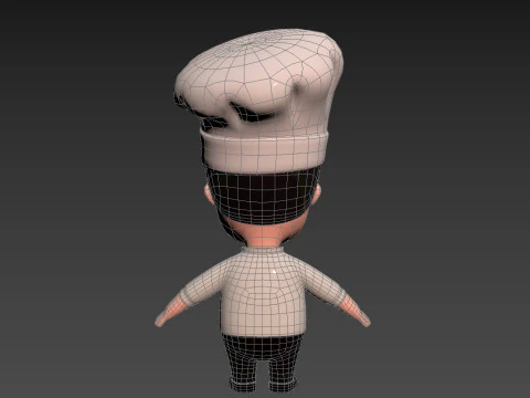 Little People 010 3D Model