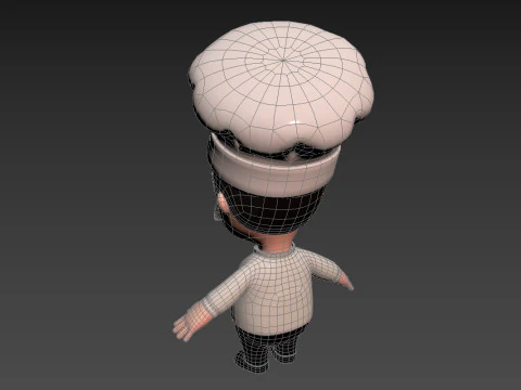 Little People 010 3D Model
