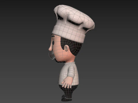 Little People 010 3D Model
