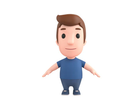 Little People 011 3D Model