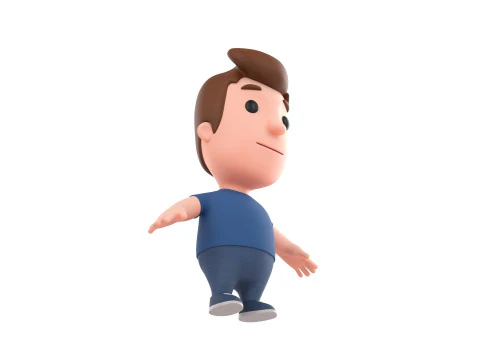 Little People 011 3D Model