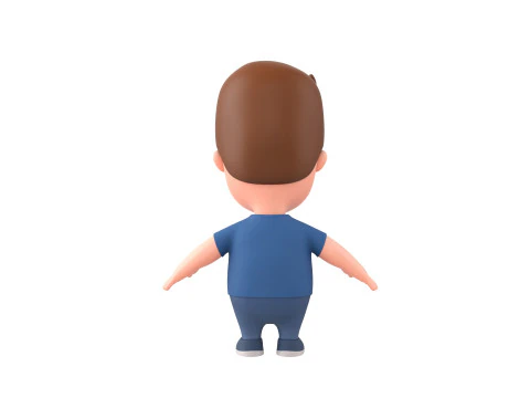 Little People 011 3D Model