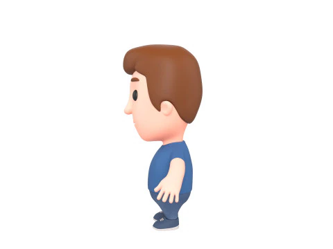 Little People 011 3D Model