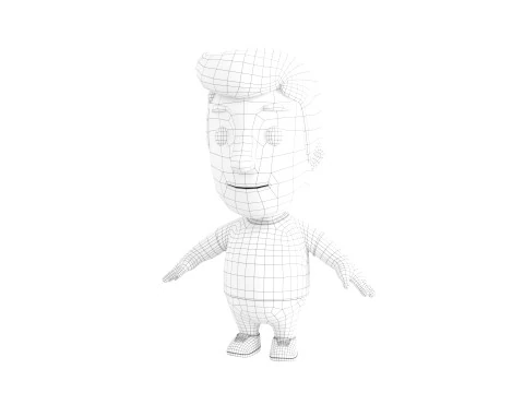 Little People 011 3D Model