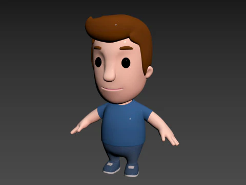 Little People 011 3D Model