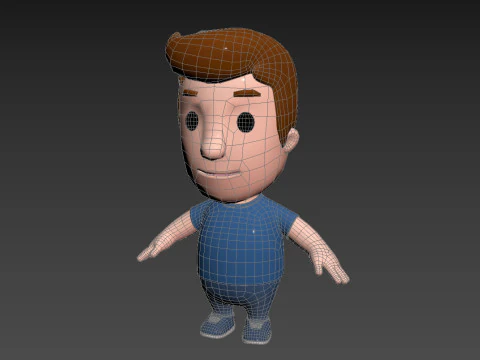 Little People 011 3D Model