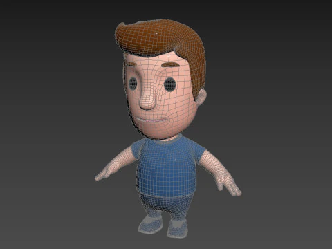 Little People 011 3D Model
