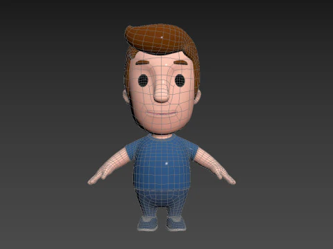 Little People 011 3D Model