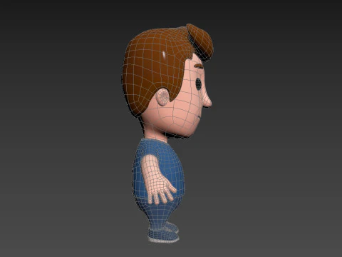 Little People 011 3D Model
