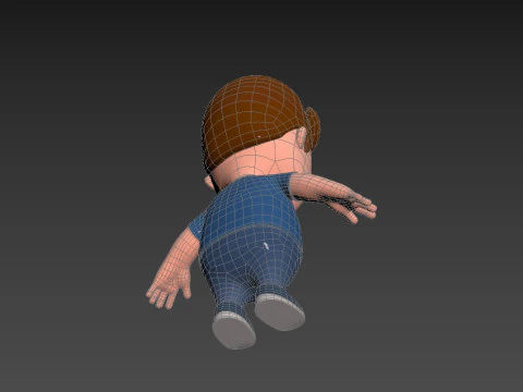 Little People 011 3D Model