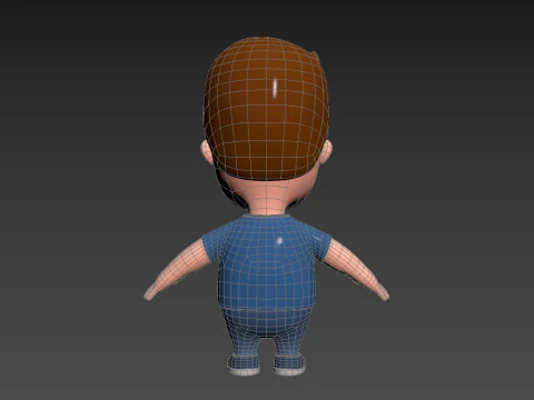 Little People 011 3D Model