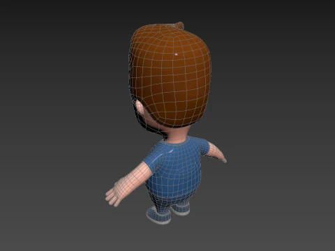 Little People 011 3D Model