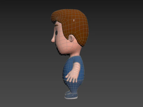 Little People 011 3D Model