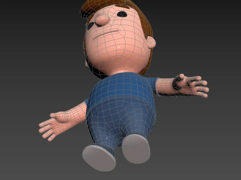 Little People 011 3D Model