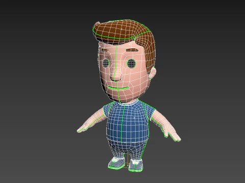 Little People 011 3D Model