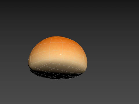 Bun Bread 3D Model