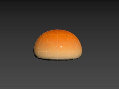 Bun Bread 3D Model