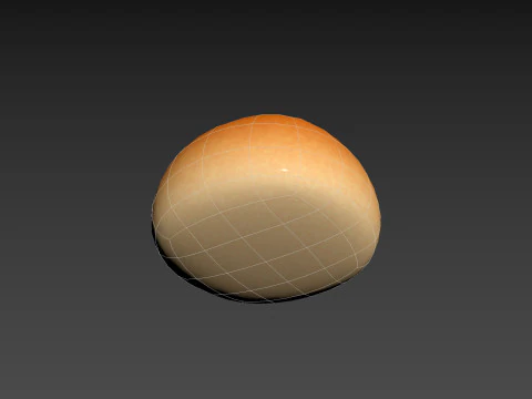 Bun Bread 3D Model