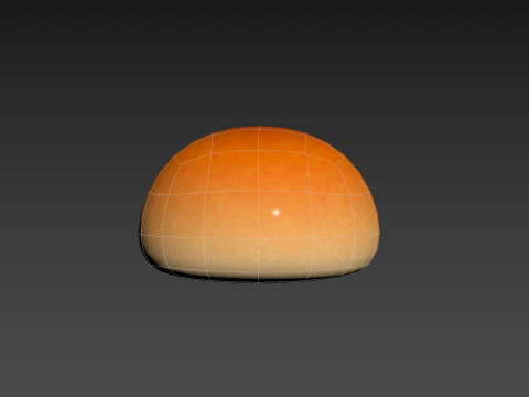 Bun Bread 3D Model