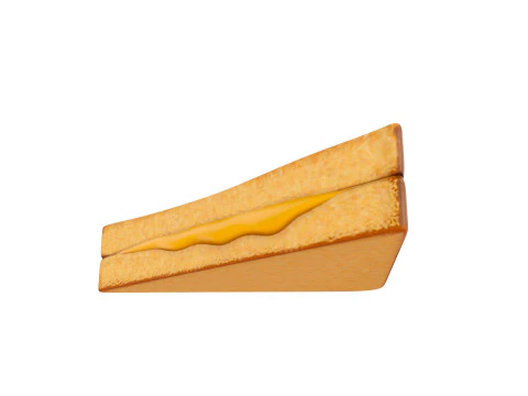 Grilled Cheese Sandwich 3D Model