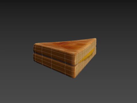 Grilled Cheese Sandwich 3D Model