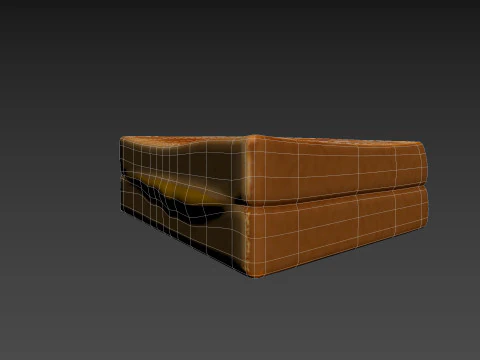Grilled Cheese Sandwich 3D Model