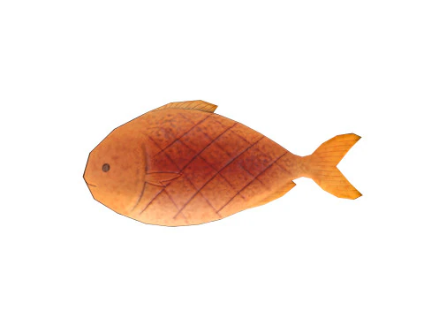 Grilled Fish 3D Model