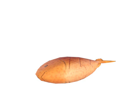 Grilled Fish 3D Model