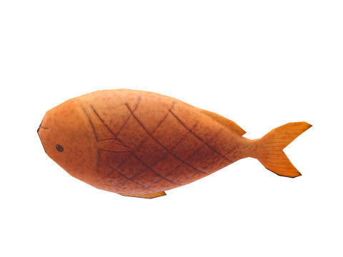 Grilled Fish 3D Модель