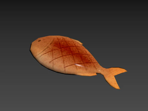 Grilled Fish 3D Model