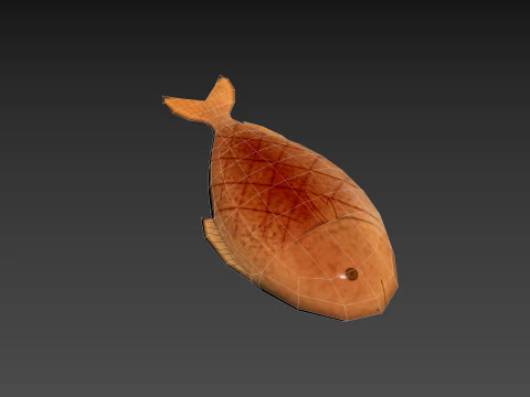 Grilled Fish 3D Model