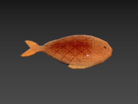 Grilled Fish 3D Модель
