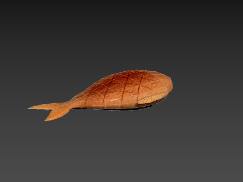 Grilled Fish 3D Модель
