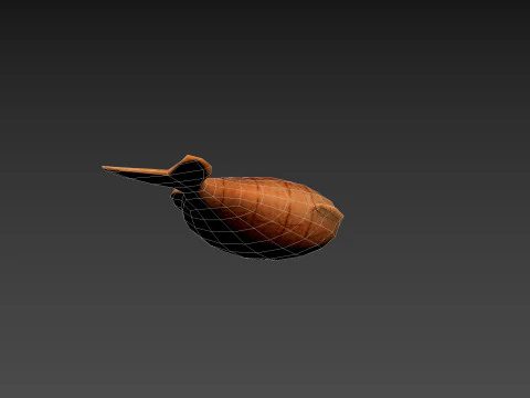 Grilled Fish 3D Model