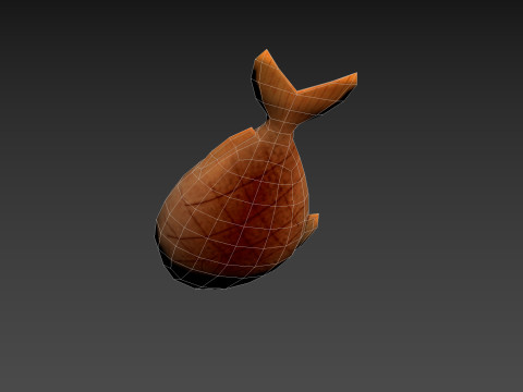 Grilled Fish 3D Модель