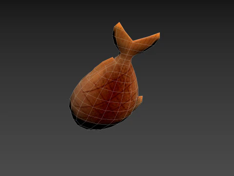Grilled Fish 3D Model