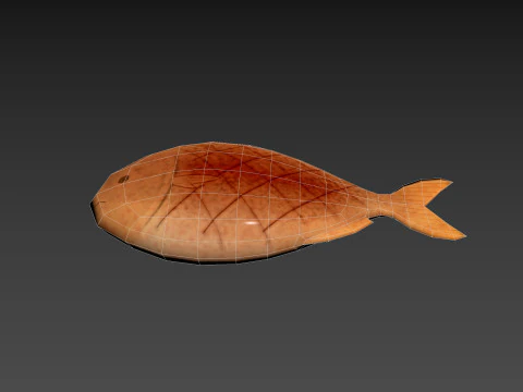 Grilled Fish 3D Model